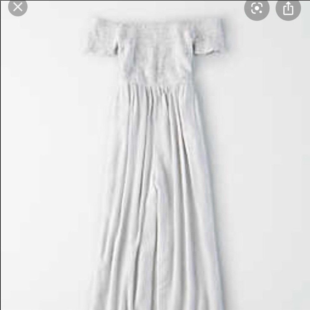 AMERICAN EAGLE OFF THE SHOULDER JUMPSUIT